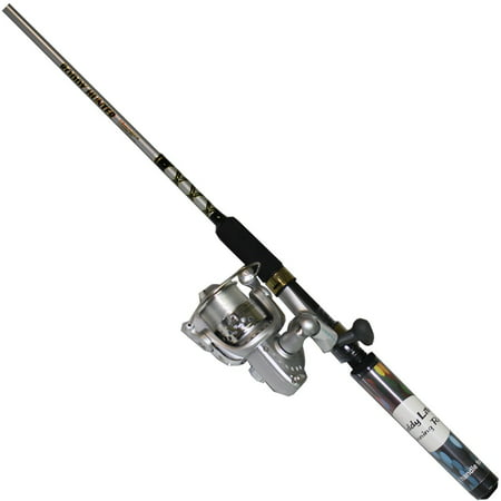 Fishing Pole Combo, Rlp20-rhp55 Silver Men Women Reel With Led Fish Pole (Best Women's Fishing Rod)