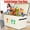 Extra Large Beige, variant on VICTORICH Extra Large Child Collapsible Toy Storage Fabric 32 gal Kids Room Toy Chest, Black