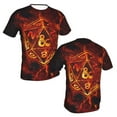 thumbnail image 2 of Men Women DND Dungeons And Dragons Shirts Short Sleeve Cosplay Adults Anime T-Shirts Crew Neck 3D Printed Tee Tops, 2 of 8