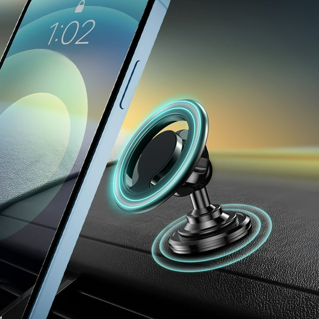 COFEST Magnetic Phone Car Mount Car Phone Holder for Dashboard Magnet Cell Phone Mount Universal Black