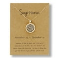 thumbnail image 1 of PVCS Chaîne de Pièces Dorée Collier Jour et Nuit Douze Constellations Collier Couple, 1 of 1
