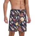 thumbnail image 5 of KLL Cartoon Space 1 for Men's 1-Pack Shorts,Sleep Pajama Shorts for Men Soft Pj Shorts Men's Pajama Bottoms Sleepwear -XX-Large, 5 of 7