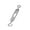 M4 2PCS, variant on 304 Stainless Steel Turnbuckles Hook And Eyebolts Type OC Type Rigging Sailling Wire Rope Tension Device ,Easy to Use