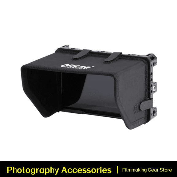 Nitze Cage for Feelworld LUT5 5.5" Monitor, with HDMI Cable Clamp and Sunhood