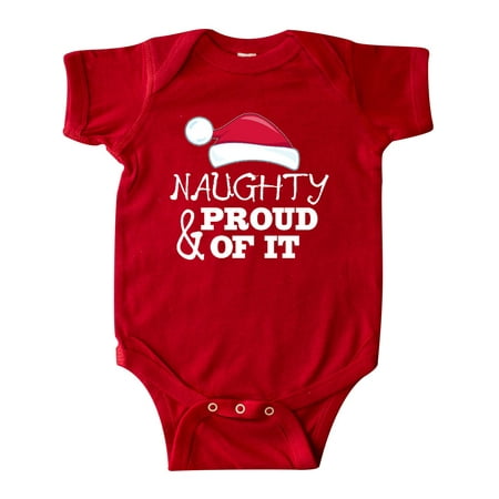 

Inktastic Naughty and Proud of it-Santa s list Gift Baby Boy or Baby Girl Bodysuit