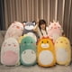 thumbnail image 2 of New Fat Kawaii Chicken Bear Rabbit Penguin Piggy Dinosaur Plush Pillow Toys Soft Stuffed Animal Doll Chair Cushion High Quality, 2 of 5