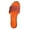 Orange, variant on 2025 Clearance! 50% Off Clear! asdoklhq Clearance Women Shoes Under $10, Flat Sandals Rhinestone Slipper Summer Beach Slipper