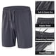 thumbnail image 4 of Pantalones cortos deportivos para hombres Cintura elástica Cordón Bolsillo con cremallera Secado rápido, 4 of 7