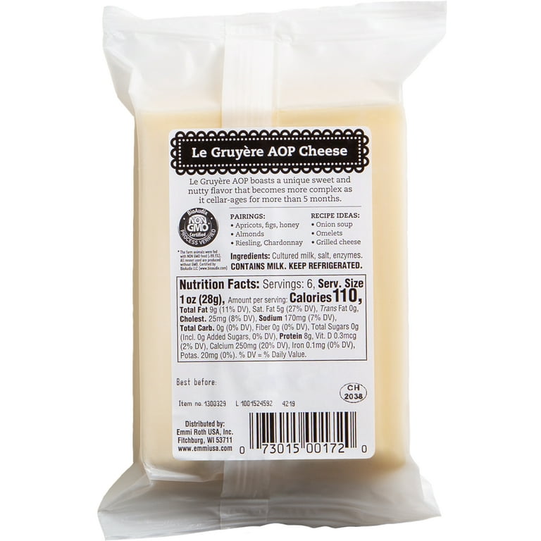 Emmi Le Gruyère AOP Cheese 6 oz