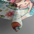 thumbnail image 3 of Colorful Fairy Princess Pattern Rectangle Tablecloth 60"x84",Waterproof Polyester Rectangle Table Cloth, Wipeable Spillproof Polyester Tablecloth for Dining, Camping, Indoor and Outdoor, 3 of 5
