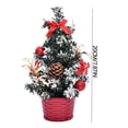 thumbnail image 3 of Event & Party Small Christmas Tree Miniature Desktop Decoration with Base for Festive Celebrations, 3 of 5