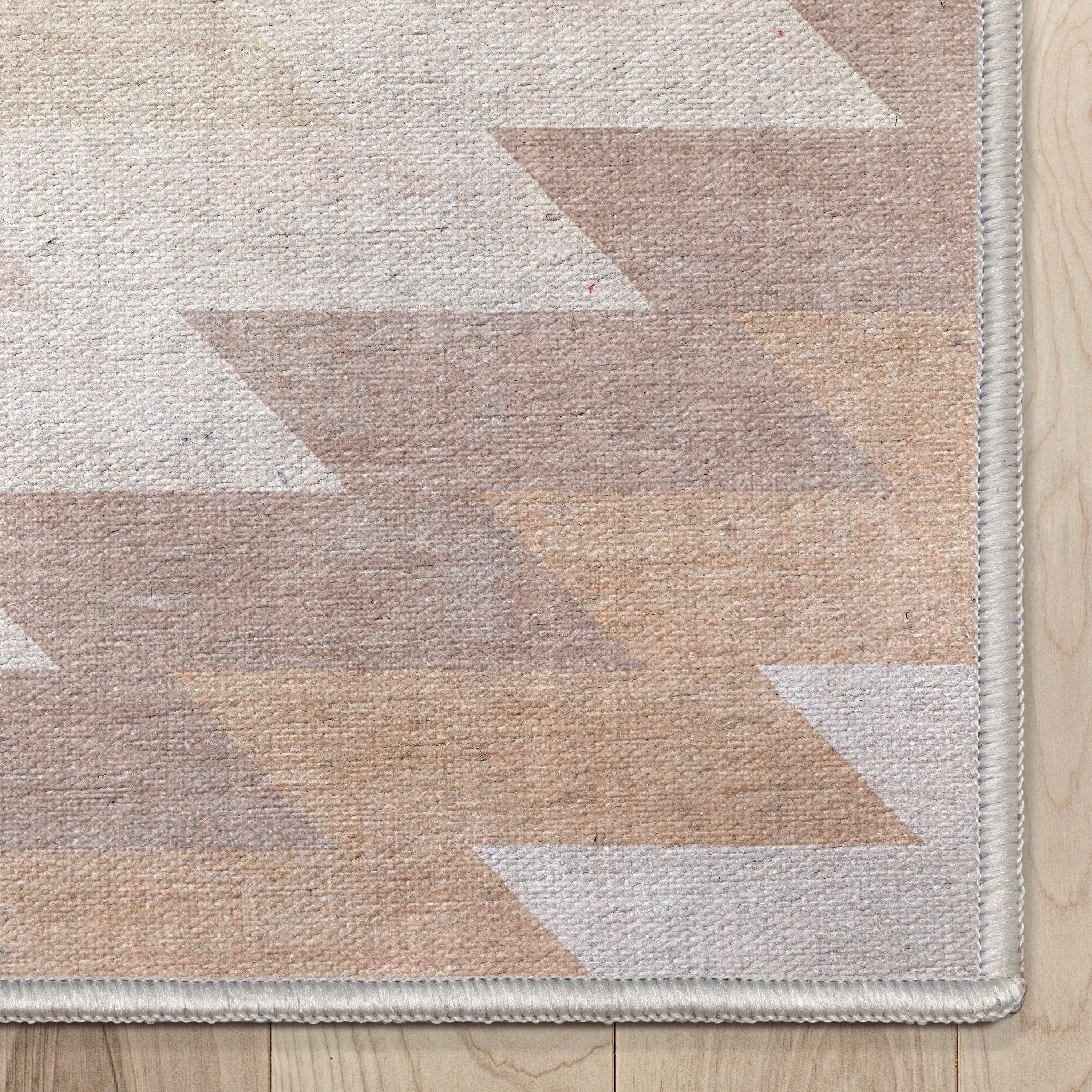 Well Woven Apollo Albuquerque Vintage Southwestern Beige Flatweave 3'3" x 5' Area Rug