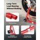 thumbnail image 5 of VEVOR Elevador de caballete delantero y trasero para motocicleta, 850 lb, brazo basculante Spoolift Paddock, color rojo, 5 of 9