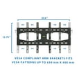 thumbnail image 3 of Mount-It! Slim Tilting TV Wall Mount Bracket | Fits 32-55 Inch TVs | VESA 600x400 Max, 3 of 7