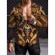 thumbnail image 1 of Camisas de manga larga con estampado retro para hombre, ropa de tendencia étnica, camisetas casuales de manga larga para exteriores de temporada para hombre, camisetas grandes para hombre, 1 of 6