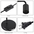 thumbnail image 3 of Industrial Desk Lamps Classic Modern Black Bedside Table Lamp Marble Base Frame, 3 of 3