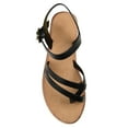 thumbnail image 3 of Brinley Co. Womens Strappy Ankle Wrap Sandal, 3 of 3