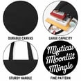 thumbnail image 3 of Mystical Moonlit Mingle Or Teach Retro Halloween Teacher Women Men Costume Canvas Bag 2Pcs, 3 of 5