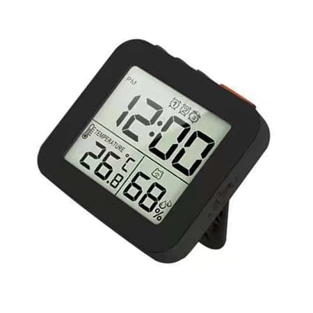 DESIGNICE Travel Clock 3 Alarms Snoozes Function Lcd Screen Temperature Humidity Sensors Compacts photo DESIGNICE Travel Clock 3 Alarms Snoozes Function Lcd Screen Temperature Humidity Sensors Compacts