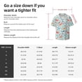 thumbnail image 5 of Yiaed Butterflies Print Mens Casual Wrinkle Free Shirts Short Sleeve Button Down Summer Stretch Dress Shirt-Small, 5 of 5
