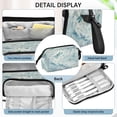 thumbnail image 4 of Nylon Fish Mouth Pencil Case with Large Capacity Zipper Pencil Pouch Delicate Dragonflies Pattern Pencil Bag Organizers, 4 of 7