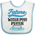 thumbnail image 3 of Inktastic Future Water Polo Player Boys Baby Bib, 3 of 4