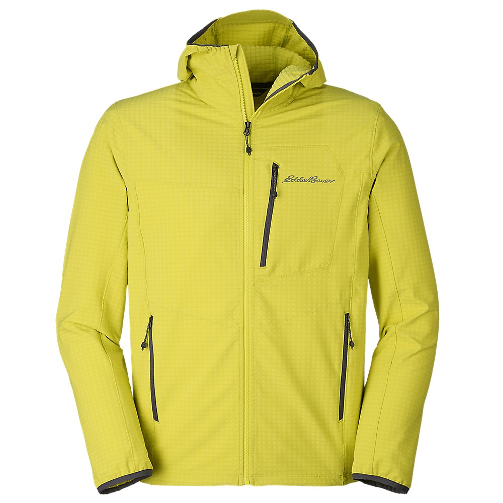 eddie bauer sandstone backbone grid hoodie