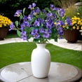 thumbnail image 5 of Artificial Camellia Flower Long Stems,9in Silk Blossom Fake Flowers Branches for Home Dining Floor vase Party Table Centerpieces Spring Decorations and Wedding Arrangements(Purple), 5 of 5