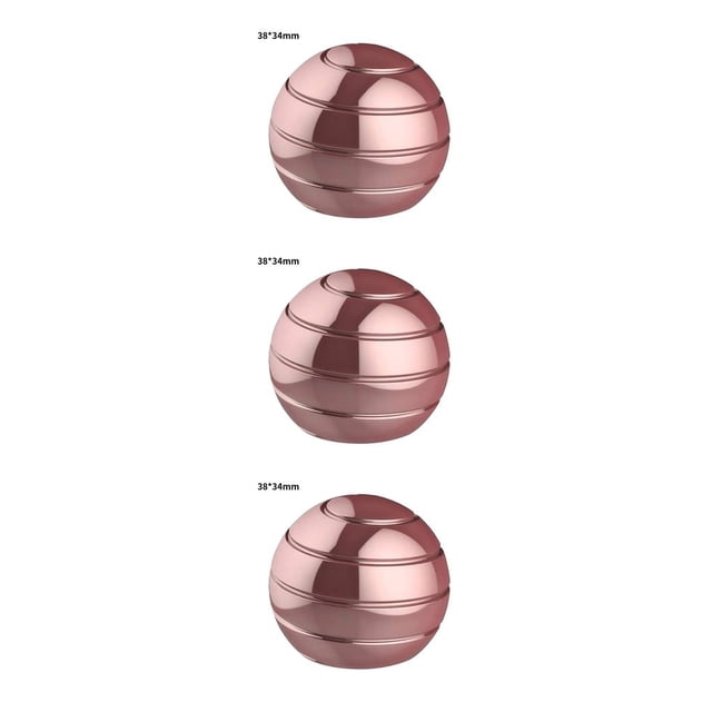 Vogacara Spinning Toy Home Desktop Aluminio Giroscopio Ball Party Desmontable Rotating Toy, Rose Gold, 38x34mm Type1 NO1
