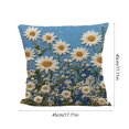 thumbnail image 3 of Herunwer Spring Summer Floral Pillow Covers, Throw Pillow Covers Decorative Pillow Cases for Couch Living Room Sofa Bed Cushion Cases, 3 of 6