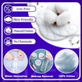 thumbnail image 4 of RAGUPEL Premium Cotton Pads for Face,600 Count Round Makeup Remover Pads,100% Pure&Natural Organic Cotton Rounds,Lint-Free Facial Pads Cleansing Cotton (100 Count (Pack of 6)), 4 of 5