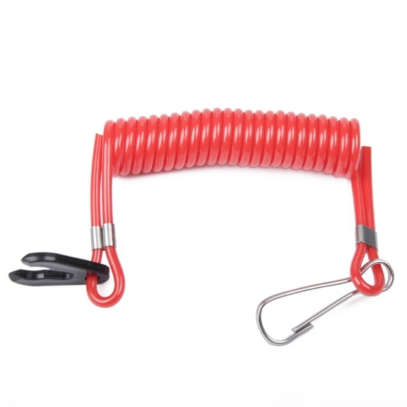 GETAJGHSD 2Pcs Watermelon Red Outboard Motors Lanyard Kill Switch Key Rope for Boat Engine Safety
