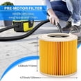 thumbnail image 1 of 2 Pcs Cartridge Filter for Karcher Vacuum Cleaner WD3 Premium, 1 of 5