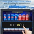 thumbnail image 5 of Beverage Refrigerator 15 Inch, Weather Proof Stainless Steel Beverage Fridge for Outdoor Kitchen and Patio, Indoor/Outdoor Beverage Cooler for 110 Cans, Built-in/Freestanding, 5 of 8