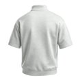 thumbnail image 5 of Sweatshirts For Men Short Sleeve Zip Up Mock Neck Sweatshirt Relaxed Fit Mens Casual Pullover Top with Pocket, 5 of 7