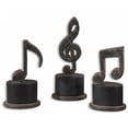 thumbnail image 1 of Uttermost Notes de Musique Figurines en Bois Métal et MDF en Noir Vieilli (Lot de 3), 1 of 2