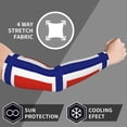 thumbnail image 6 of Norwegian Flag Arm Sleeves For Men And Women Compression Sun Protection Tattoo Cover Up Baseball Basketball Running, 6 of 6