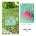 thumbnail image 3 of CATIEBYE Hamster Travel Carrier Multifunctional Design Green ABS For Veterinary Visits 1Pack, 3 of 8