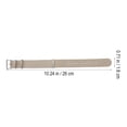 thumbnail image 3 of Correa de repuesto de nailon para reloj, resistente, tejida, de 18 mm (caqui), 3 of 7