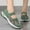 Green, variant on Daolelai Women's Summer Fashion Mesh Breathable Casual Shoes Round Toe Non-Slip Slip-On Casual Sports Shoes