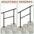 thumbnail image 5 of Hand Rails for Outdoor Steps, 2-3 Step Handrail 2 Pack,, 5 of 7