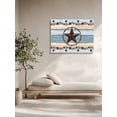 thumbnail image 5 of Country Star Blue Wall Art for Living Room,Canvas Picture Wall Decor for Bathroom Bedroom,Farmhouse Western Texas Star Barn Painting Artwork for Office Kitchen Hallway Dining Room Home Decor 16"x20", 5 of 8