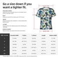 thumbnail image 2 of Yiaed Game All Day Print Mens Short Sleeve Tight Fit T-Shirt, Crewneck Casual Tee-3X-Large, 2 of 5