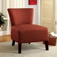 thumbnail image 2 of Furniture of America Lele Contemporary Fabric Padded Ikat Pattern Accent Chair by  Ivory, 2 of 3