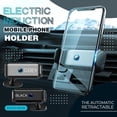 thumbnail image 2 of CAROOTU Support de Téléphone Mobile à Induction Électrique USB Rechargeable Auto-Adhésif, 2 of 5