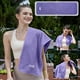 thumbnail image 1 of Toalla deportiva de verano de secado rápido, ideal para correr, baloncesto, secar el sudor, muñequera, toalla deportiva portátil de 40 x 95 cm, toallas de baño de poliéster., 1 of 6
