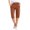 Brown, variant on Cotton Linen Capri Pants for Women Folded Hem Elastic Waist Drawstring Knee Length Casual Summer Shorts with Pockets,2XL,Gray