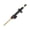Black, variant on Long 345mm Carbon Fiber Motorcycle Steering Damper With Aluminum Alloy For Comfortable Ride And Shock Absorption