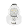 thumbnail image 3 of Foco De Lectura Interior, 10-30 V 3 W Clásico 90 ° Giratorio Ajustable Plata Shell LED RV Luz De Lectura Con Interruptor Táctil Para Barcos Y Yates ANGGREK Luz neutra, 3 of 8