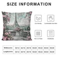 thumbnail image 5 of Eiffel Tower Throw Pillow Covers, Paris Eiffel Tower Pillow Cases Decorative , Gray Pink Cushion Cover Pillowcases for Bedroom/Living Room/Cushion Sofa/Balcony, 5 of 5